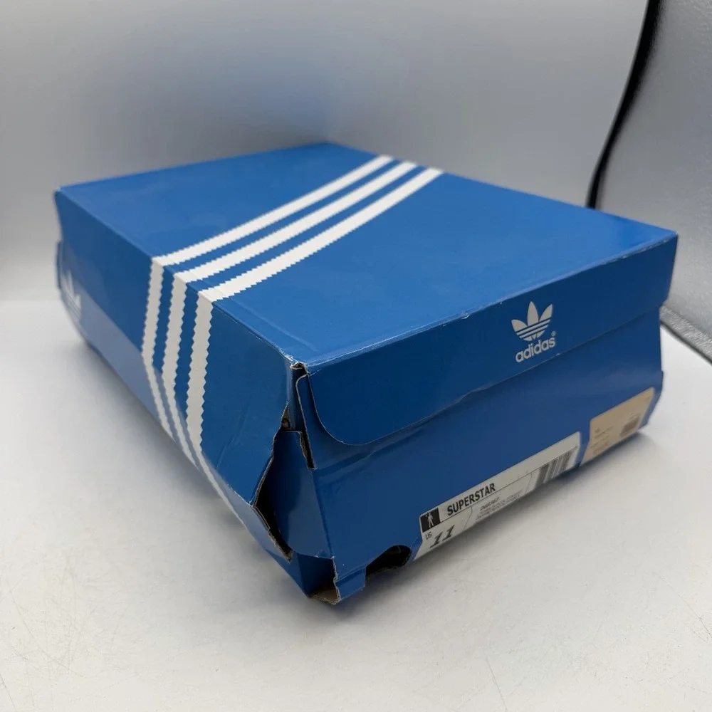 Adidas‎ Superstar Shoes Mens 11 Onix Grey Xeno Reflective Tech Sneakers D69367